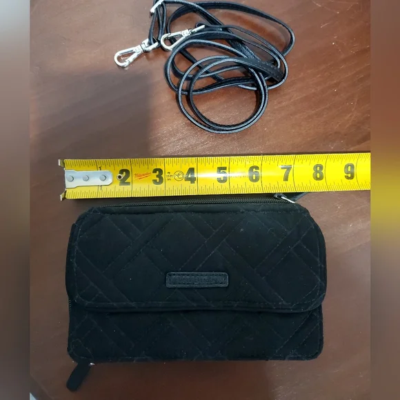 Vera Bradley Black Crossbody Bag - Picture 1 of 3